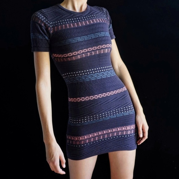 Opening Ceremony Dresses & Skirts - CLEARANCE Opening Ceremony purple knit mini dress